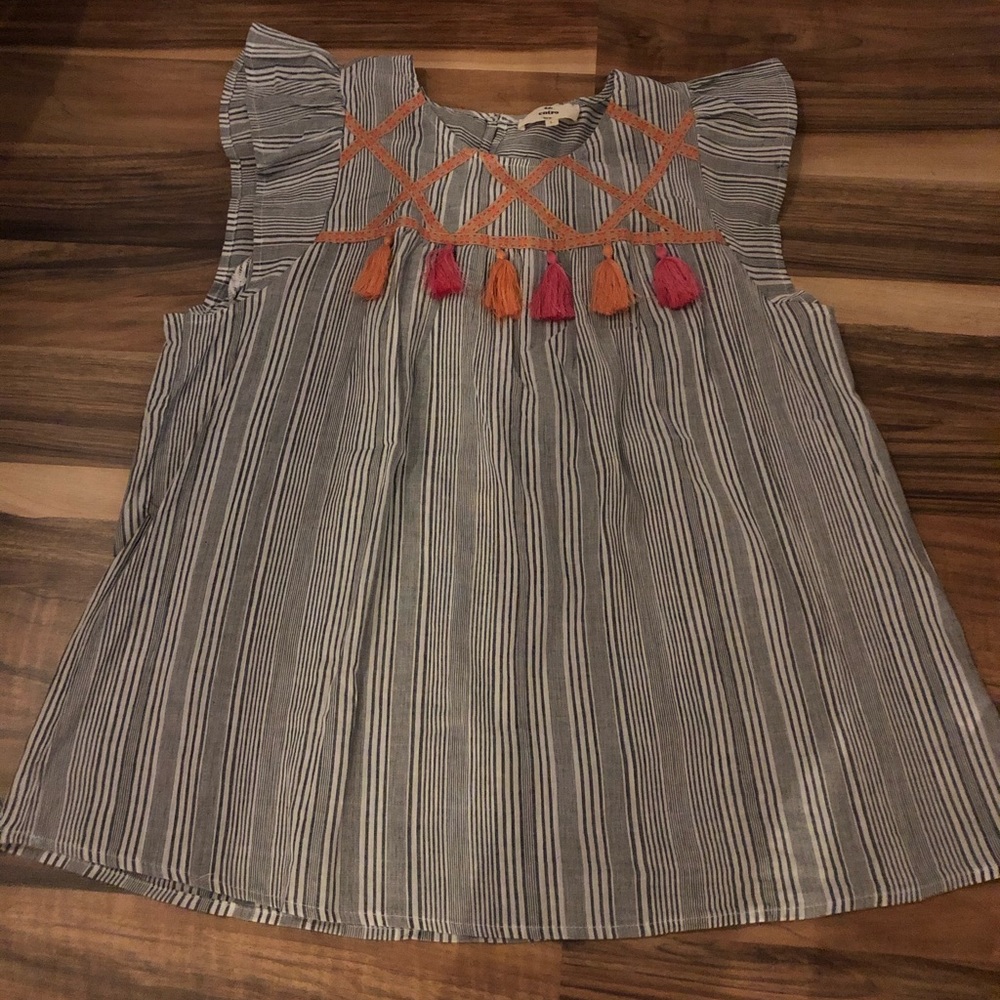 NWOT Adeline Clothing Tassel Top